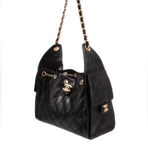 Chanel Black Quilted Shoulder Bag